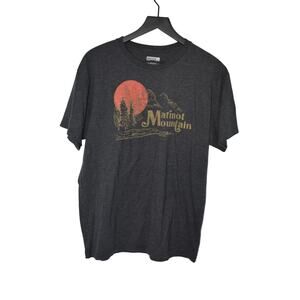 Marmot Gray Graphic T Shirt Size L